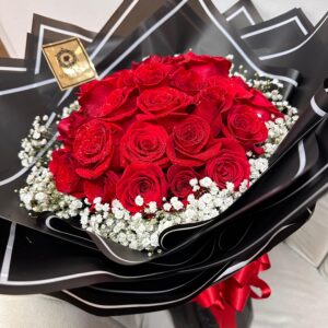 Bouquet de rosas mediano